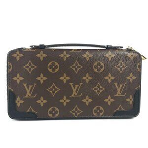 LOUIS VUITTON M60679 MonogramMacassar Daily Organizer Case Clutch Bag Wallet